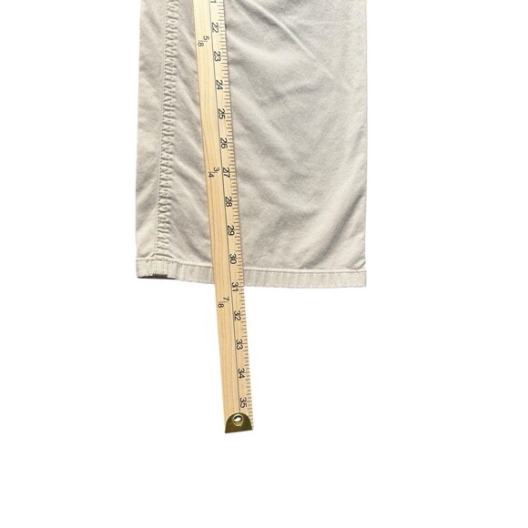 Talbots Women’s Stretch Straight Leg Pants Size 4 Beige Mid Rise Cotton Blend - Picture 4 of 7